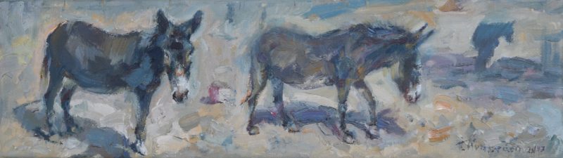 The Three of Us painting Paskalis Anastasi Diachroniki Gallery