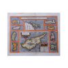 CM3 A Ortelius Cyprus Ins Aegaei Maris 44x53.5cm Reproduction From 1584 Original