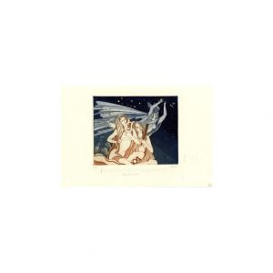 LY6 Ludmila Yuga Woman Gemini Aquatint 17x21cm 7 of 20 Limited Edition Prints