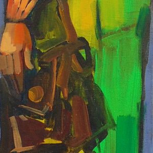 Tall Woman in Yellow by Alex Khattab