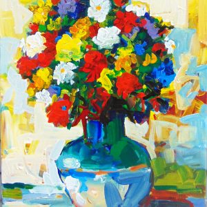 Vase with Flowers by Alex Khattab