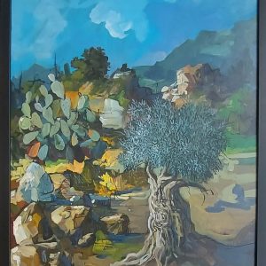 Alternative view of Olive & Prickley P. Trees by Alex Khattab