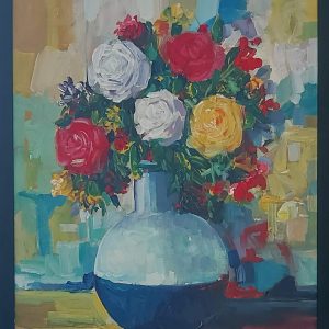 Vase with Flowers by Alex Khattab