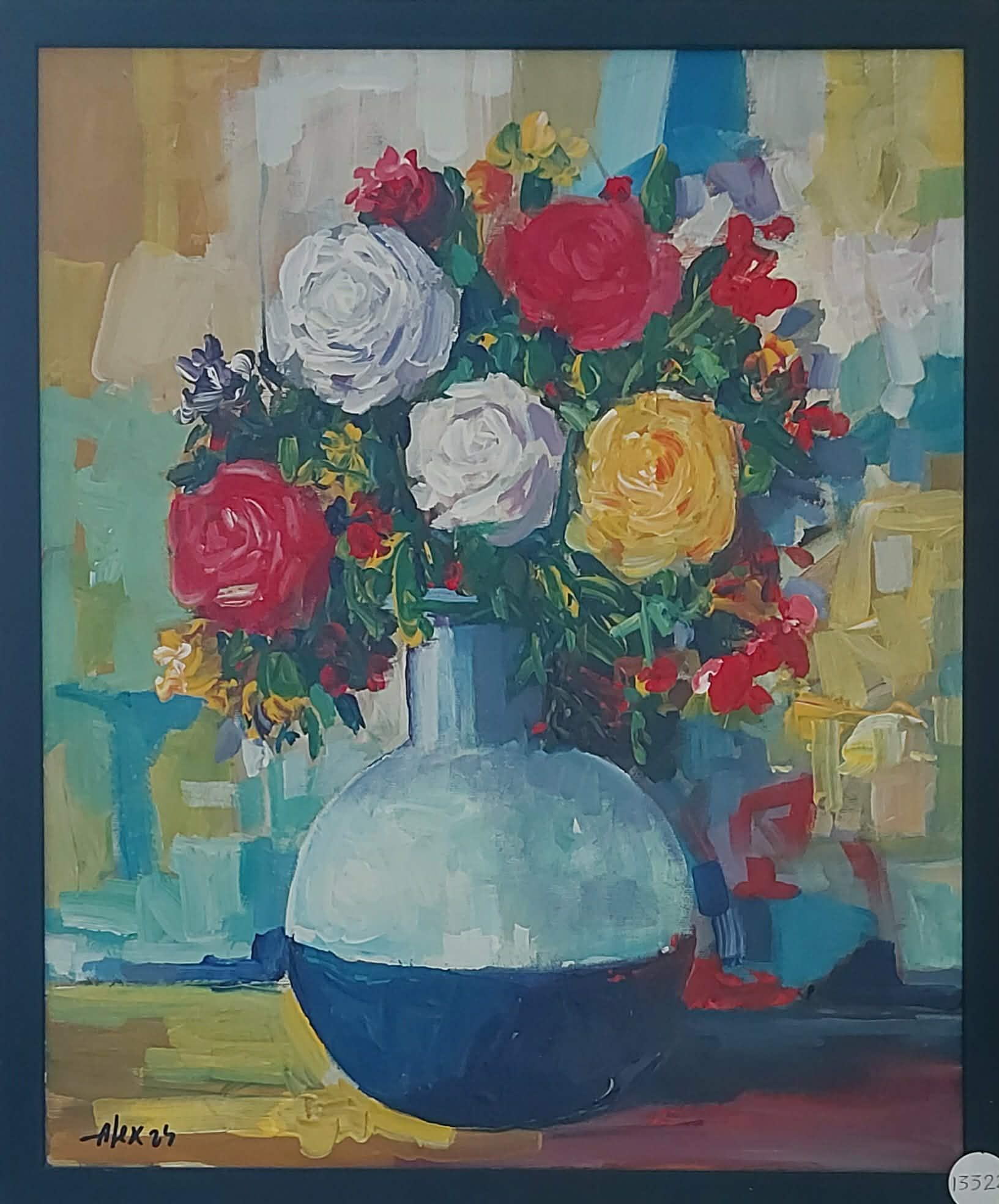 Vase with Flowers by Alex Khattab