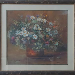 Pot with Flowers by D.Mansouri