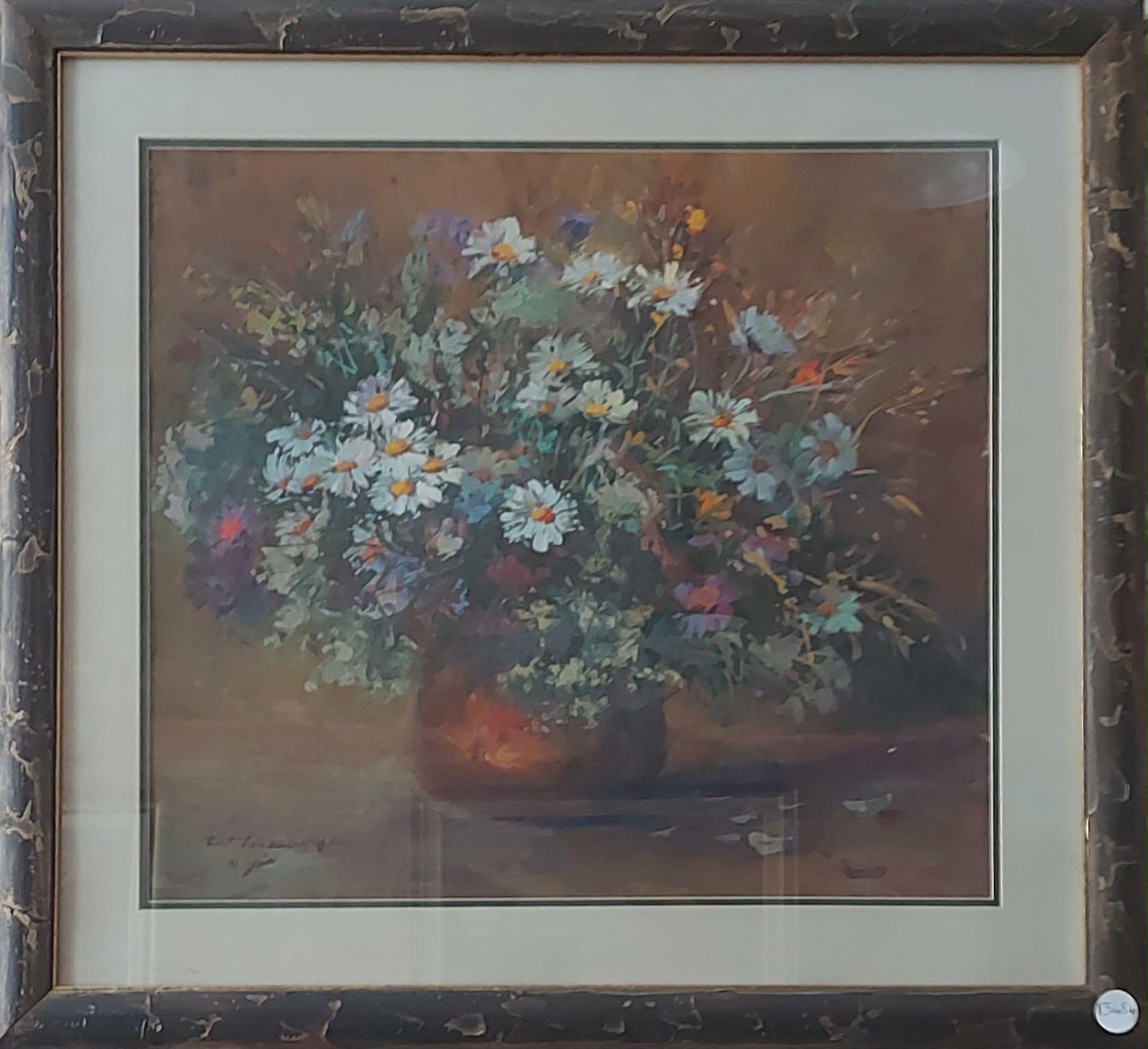 Pot with Flowers by D.Mansouri