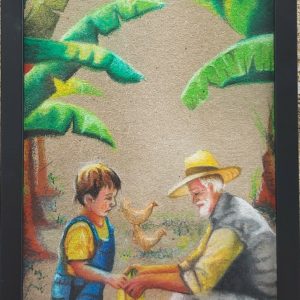 Child and Grandfather by S.OBI