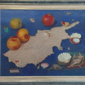 Cyprus & Aphrodite map by Alisalisa Gaguina